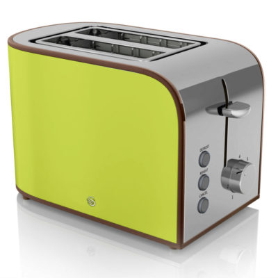 Swan Retro 2 Slice Toaster - Lime Swan Retro 2 Slice Toaster - Lime